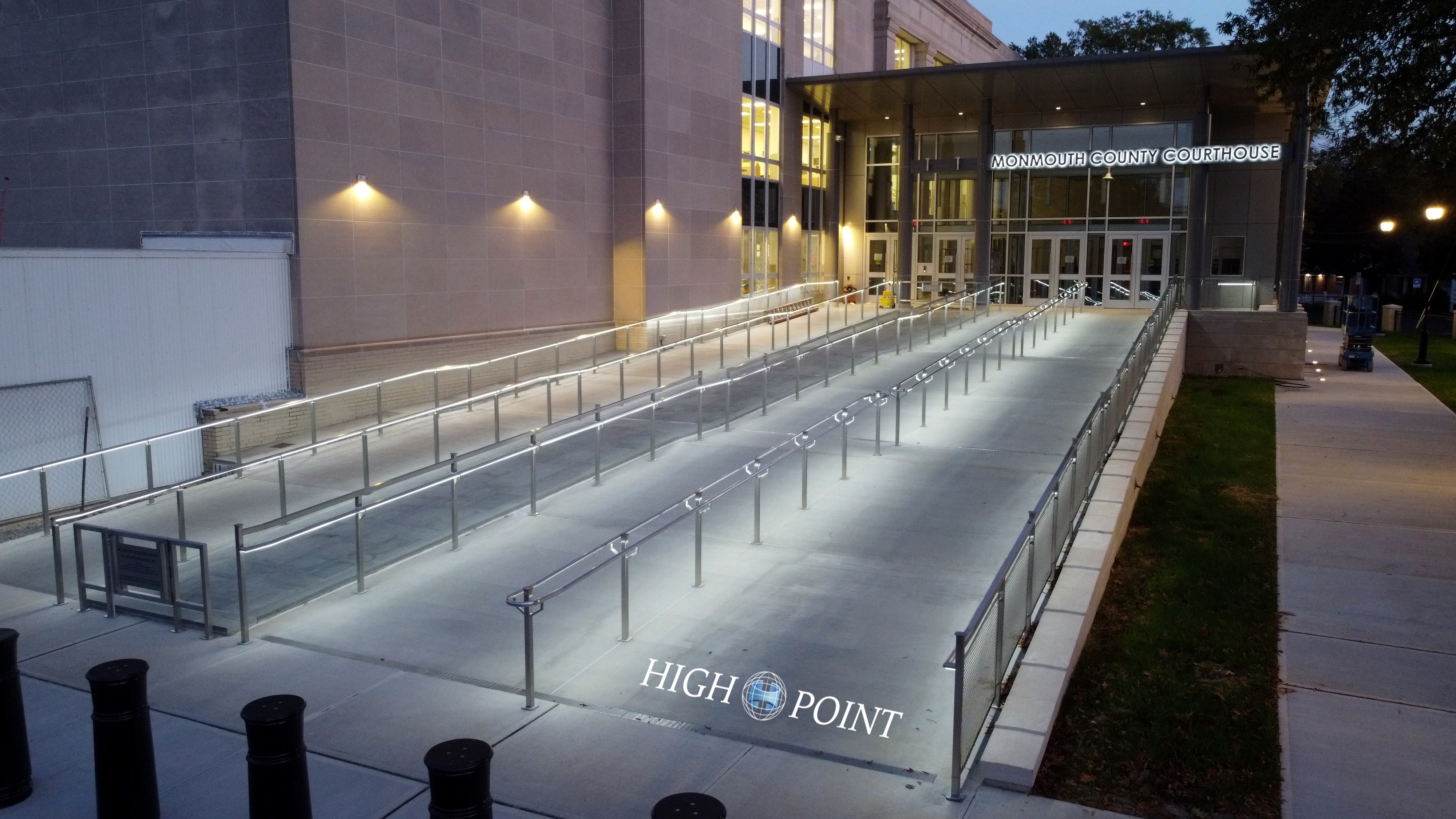 High Point Architectural Metal Fabricators Guardrail Handrail Glass Railing Systems Wire Net Wire Mesh